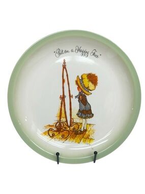 Vintage Holly Hobbie Put on a Happy Face Collector’s Edition Plate 1982